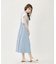 GATHERED SHOULDER DRESS