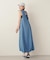 BACK OPEN FLARE DRESS