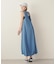 BACK OPEN FLARE DRESS
