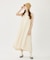 BACK OPEN FLARE DRESS