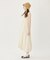 BACK OPEN FLARE DRESS