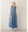 BACK OPEN FLARE DRESS