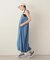 BACK OPEN FLARE DRESS