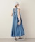 BACK OPEN FLARE DRESS