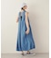 BACK OPEN FLARE DRESS