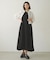 BACK OPEN FLARE DRESS