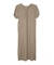GATHERED BALLOON SLEEVE DRESS