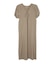 GATHERED BALLOON SLEEVE DRESS