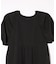 GATHERED BALLOON SLEEVE DRESS