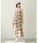 PLAID CAMISOLE DRESS