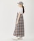 PLAID CAMISOLE DRESS