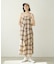 PLAID CAMISOLE DRESS