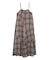 PLAID CAMISOLE DRESS