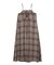 PLAID CAMISOLE DRESS