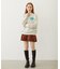 FLOWER LOGO CHENILLE EMBROIDERY SWEAT TOP