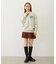 FLOWER LOGO CHENILLE EMBROIDERY SWEAT TOP