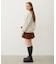 FLOWER LOGO CHENILLE EMBROIDERY SWEAT TOP