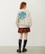 FLOWER LOGO CHENILLE EMBROIDERY SWEAT TOP