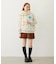 FLOWER LOGO CHENILLE EMBROIDERY SWEAT TOP