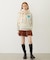 FLOWER LOGO CHENILLE EMBROIDERY SWEAT TOP