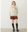 FLOWER LOGO CHENILLE EMBROIDERY SWEAT TOP