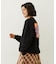 FLOWER LOGO CHENILLE EMBROIDERY SWEAT TOP