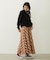 FLOWER LOGO CHENILLE EMBROIDERY SWEAT TOP