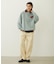 FLOWER LOGO CHENILLE EMBROIDERY SWEAT TOP