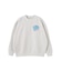 FLOWER LOGO CHENILLE EMBROIDERY SWEAT TOP