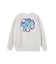 FLOWER LOGO CHENILLE EMBROIDERY SWEAT TOP