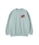 FLOWER LOGO CHENILLE EMBROIDERY SWEAT TOP