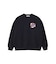 FLOWER LOGO CHENILLE EMBROIDERY SWEAT TOP