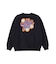 FLOWER LOGO CHENILLE EMBROIDERY SWEAT TOP