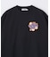 FLOWER LOGO CHENILLE EMBROIDERY SWEAT TOP