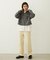 HEART MOTIF FADED CROPPED ZIP UP HOODIE