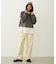 HEART MOTIF FADED CROPPED ZIP UP HOODIE