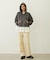 HEART MOTIF FADED CROPPED ZIP UP HOODIE