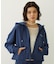 HEART MOTIF FADED CROPPED ZIP UP HOODIE