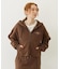 HEART MOTIF FADED CROPPED ZIP UP HOODIE
