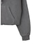 HEART MOTIF FADED CROPPED ZIP UP HOODIE