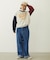 COLOR BLOCK SWEAT TOP