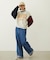 COLOR BLOCK SWEAT TOP