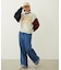 COLOR BLOCK SWEAT TOP
