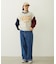COLOR BLOCK SWEAT TOP