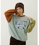 COLOR BLOCK SWEAT TOP