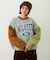COLOR BLOCK SWEAT TOP