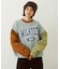 COLOR BLOCK SWEAT TOP