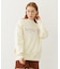 BLOOMING FLOWER EMBROIDERY SWEAT TOP