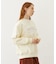 BLOOMING FLOWER EMBROIDERY SWEAT TOP