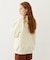 BLOOMING FLOWER EMBROIDERY SWEAT TOP